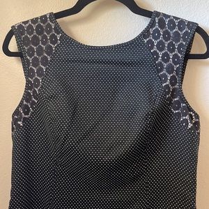 ANN TAYLOR Black Sheath Dress